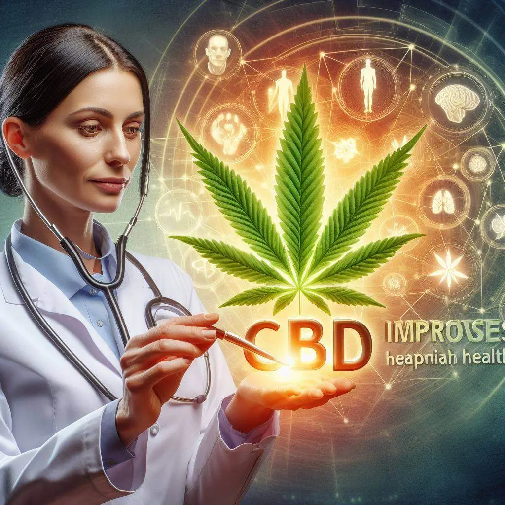лікар приймає CBD олію