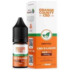 Жидкость для заправки вейпа – CBD Ментол – Orange County, CBD 300 мг, 10 мл