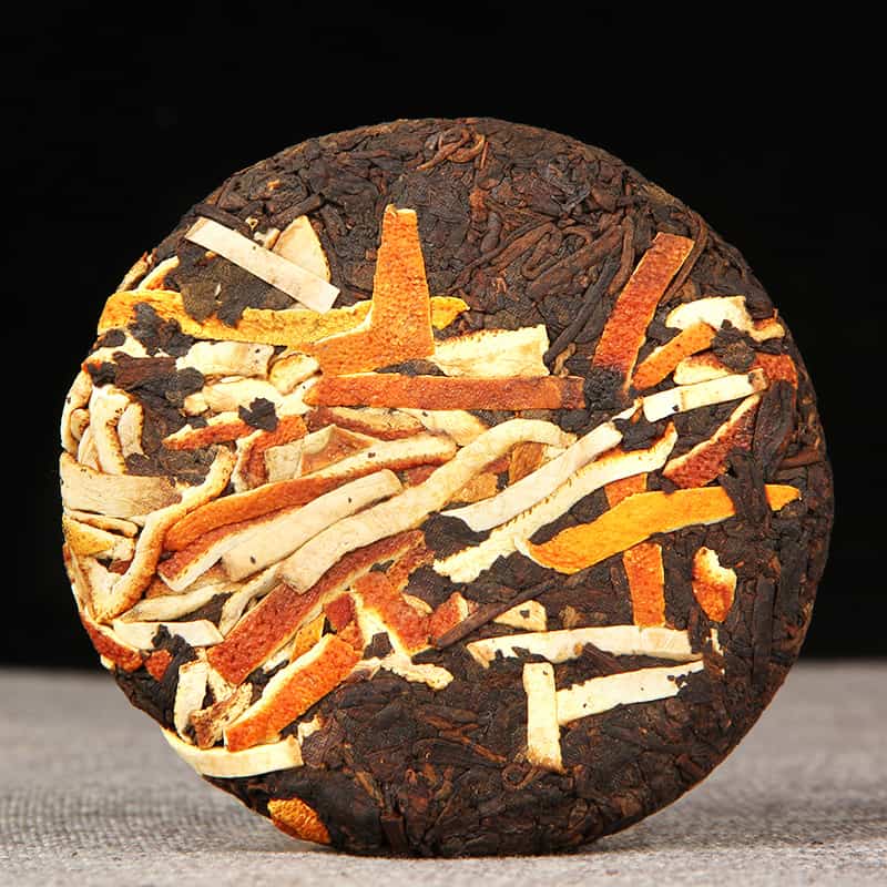 Шу Пуер з мандариновою шкіркою, 2023 рік, 100 грамів