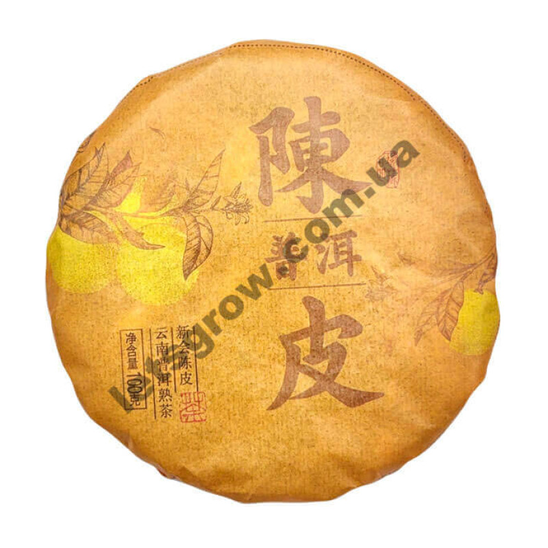 Шу Пуер з мандариновою шкіркою, 2023 рік, 100 грамів