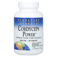 Екстракт Кордицепсу Мілітаріс - Planetary Herbals, США, 60 таблеток