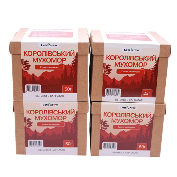 Королевский мyxoмop сушёные шляпки, 200г