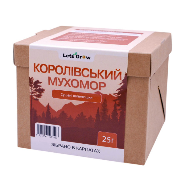 Королевский мyxoмop сушёные шляпки,  25г
