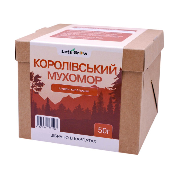 Королевский мyxoмop сушёные шляпки, 50г