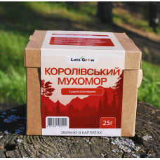 Мухомор королевский – сушеные шляпки (25г) для микродозинга