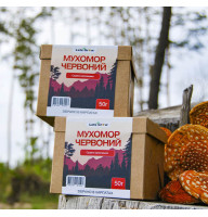 Мухомор червоний - сушені капелюшки (50г) для мікродозингу