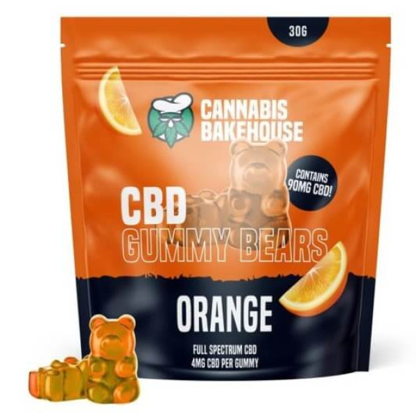 Желейні цукерки з CBD Апельсин – 30 г (22 шт.)