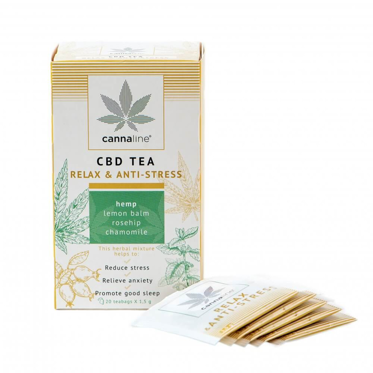 Чай из CBD - Расслабление - 20 пакетиков